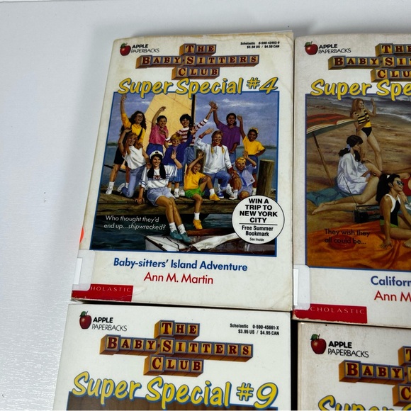 The Babysitters Club lot of 4 #4 #5 #6 #9 paperback books Ex Library 90’s - Picture 3 of 6